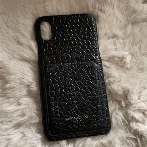 Saint Laurent iPhone XS Case (Previously Loved)